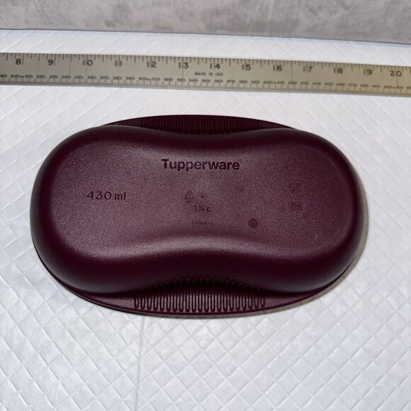 Tupperware Breakfast Microwave Omelet Egg Cooker 6996B Purple w/ 2 inserts - Picture 4 of 4